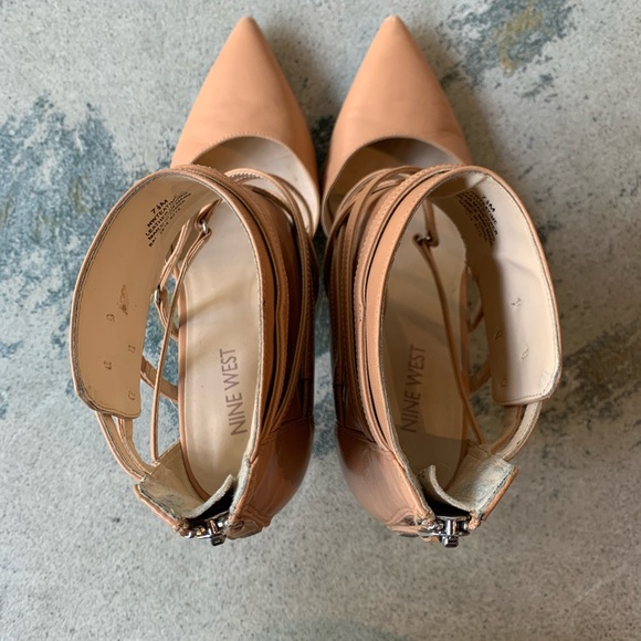 Nine West Zip Back Heels - Size 7.5 - Picture 2 of 6
